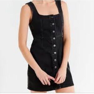 Urban Outfitters Black Denim Mini Dress